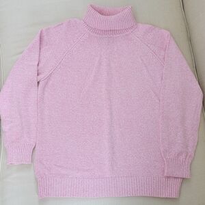 Karen Scott 100% pink sweater medium